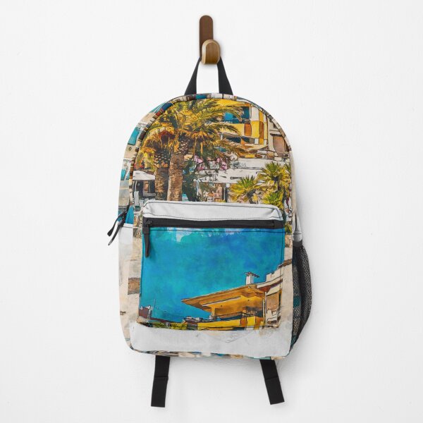 Item preview, Puerto Pollensa Mallorca Watercolour Effect designed and sold by GG WALL ART.
