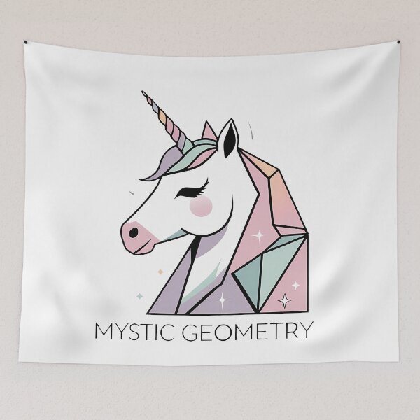 Item preview, Mystic Geometry Unicorn designed and sold by zoughlal.