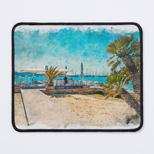 Item preview, Puerto Pollensa Mallorca Watercolour Effect designed and sold by GG WALL ART.