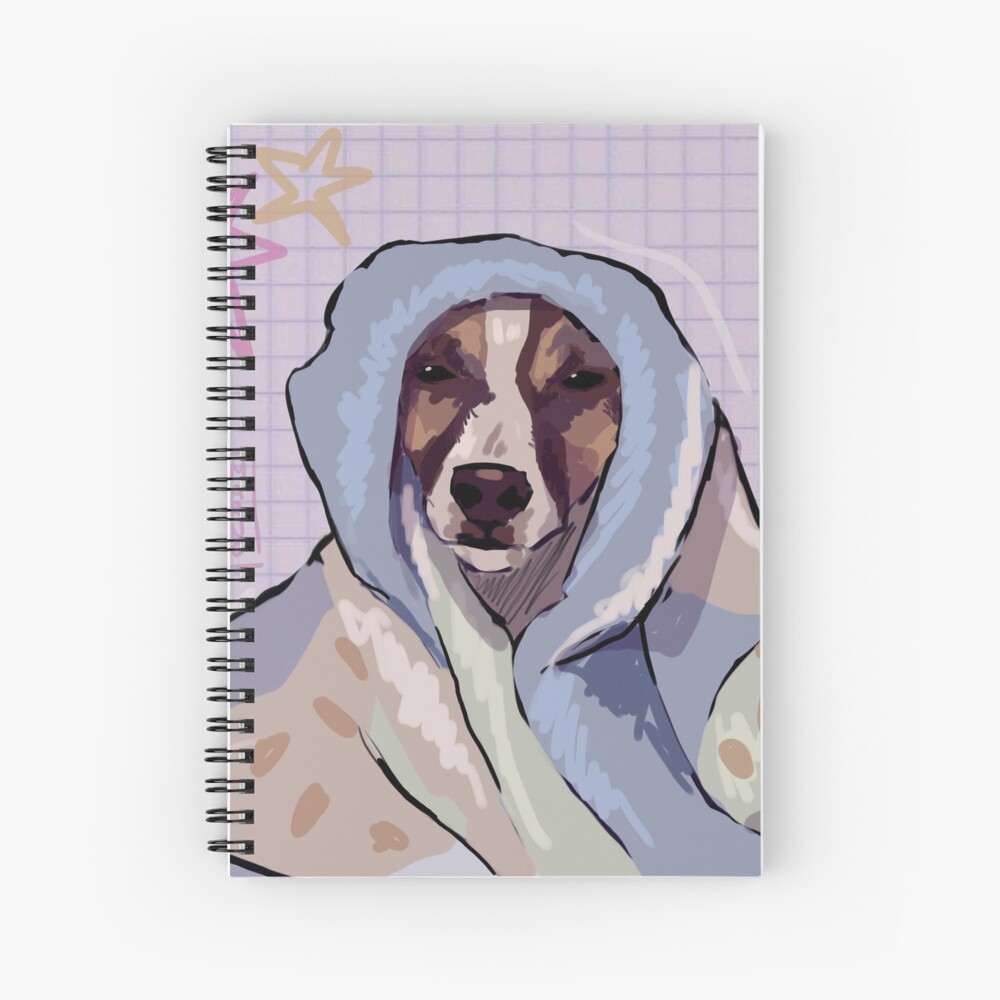 Vista previa del artículo con la obra «Cuaderno de espiral», diseñado y vendido por mery-iamy.