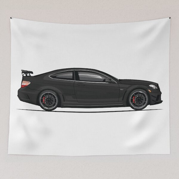 Item preview, Mercedes-Benz C63 AMG Black Series W204 Side Profile designed and sold by temper-tantrum.