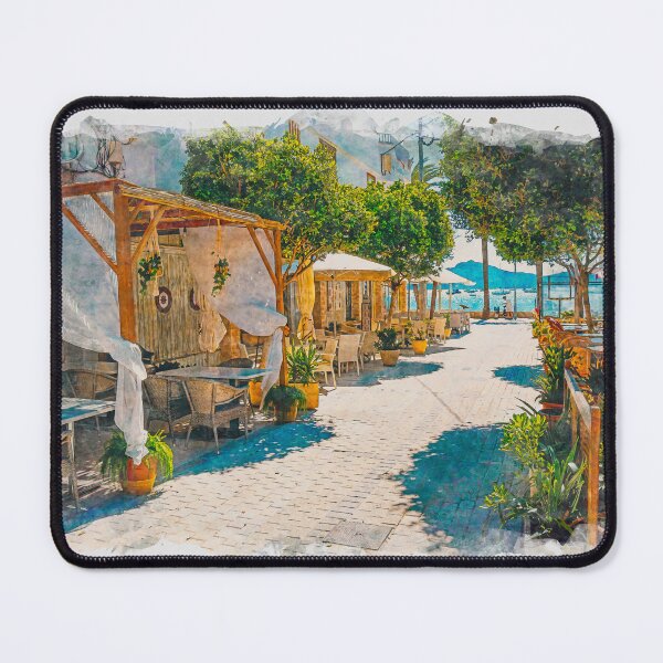 Item preview, Puerto Pollensa Mallorca Watercolour Effect designed and sold by GG WALL ART.