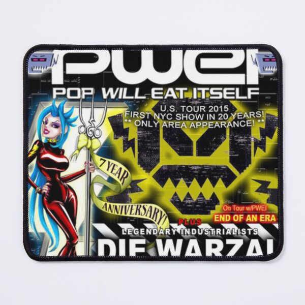 Item preview, POP WILL EAT ITSELF WITH DIE WARZAU designed and sold by StrangeFetish.