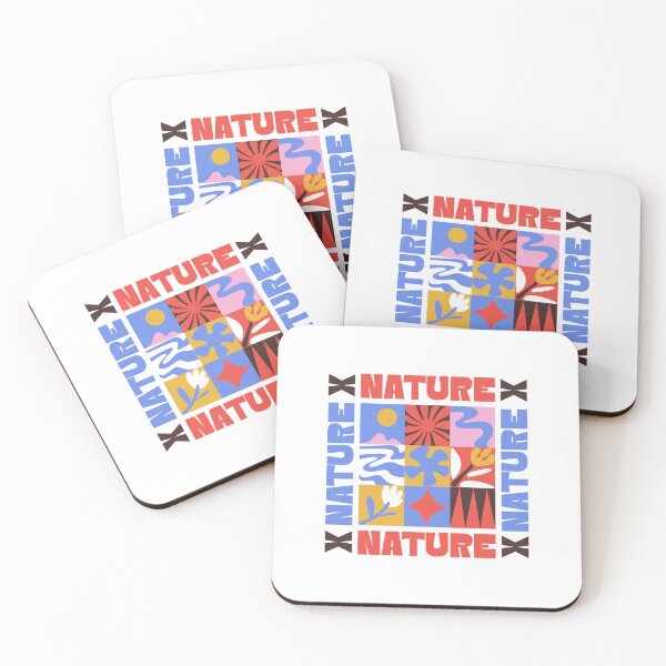 Item preview, "NATURE" – Abstract Geometric Minimalist Design with Elegant Curves designed and sold by Colorful-Garden.