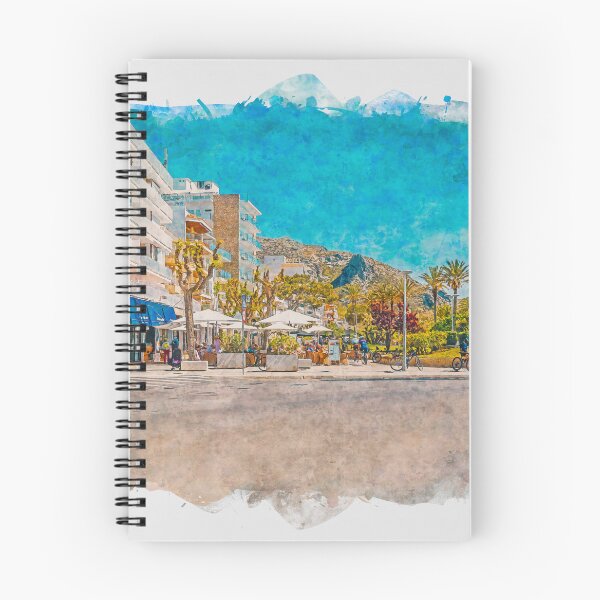 Item preview, Puerto Pollensa Mallorca Efecto Acuarela designed and sold by GG WALL ART.