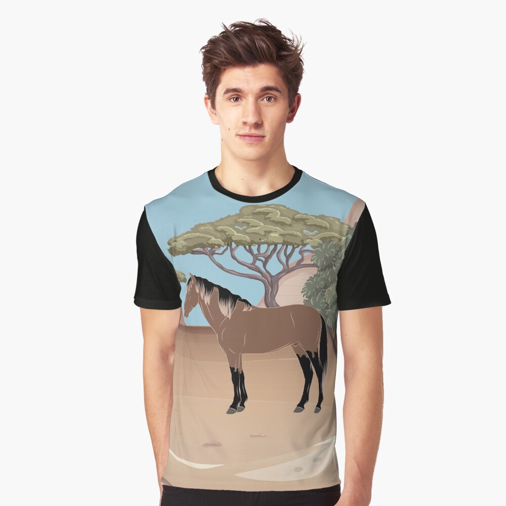 Aperçu de l'œuvre T-shirt graphique créée et vendue par WebEquitation.