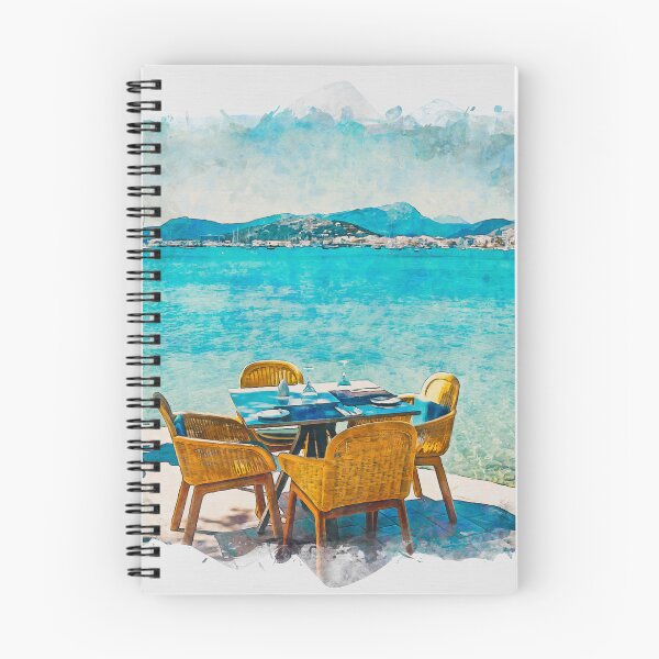 Item preview, Puerto Pollensa Mallorca Efecto Acuarela designed and sold by GG WALL ART.