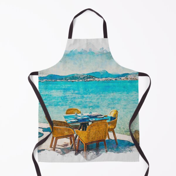 Item preview, Puerto Pollensa Mallorca Watercolour Effect designed and sold by GG WALL ART.