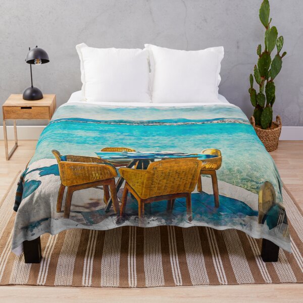 Item preview, Puerto Pollensa Mallorca Watercolour Effect designed and sold by GG WALL ART.