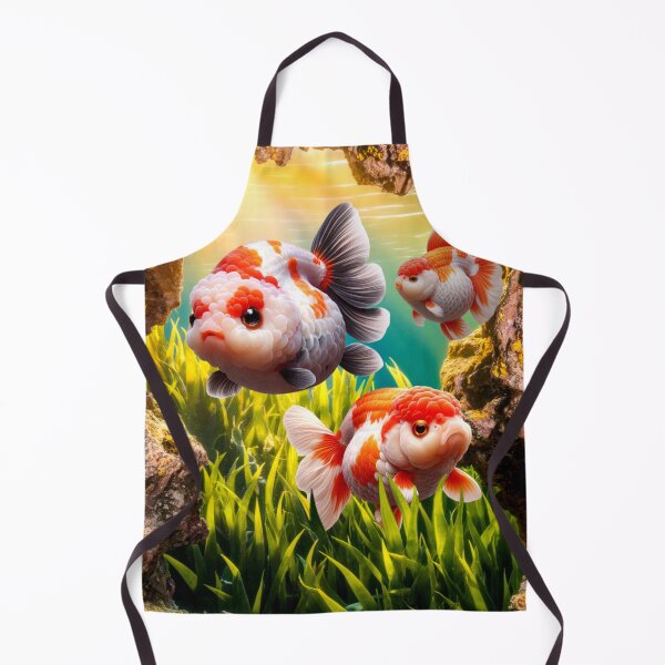 Item preview, Ranchu Goldfish Oranda Goldfish Aquarium Fish Tank Wall Art  designed and sold by Aquarium Eclipse.