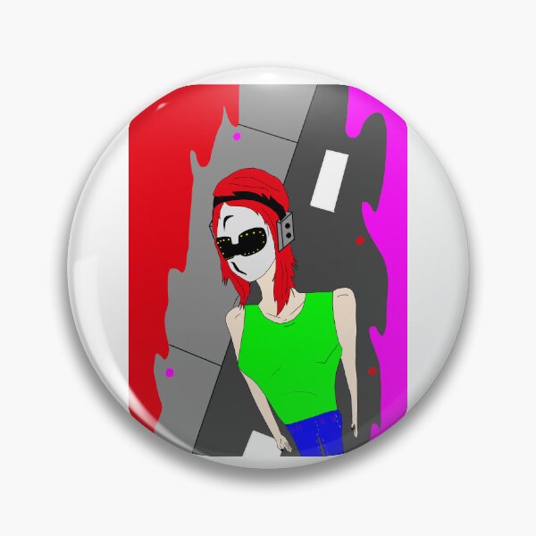 Item preview, Chrome Head Music Girl designed and sold by RedEyeWolf.