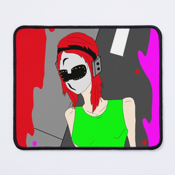 Item preview, Chrome Head Music Girl designed and sold by RedEyeWolf.
