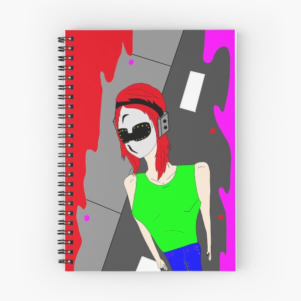 Item preview, Chrome Head Music Girl designed and sold by RedEyeWolf.