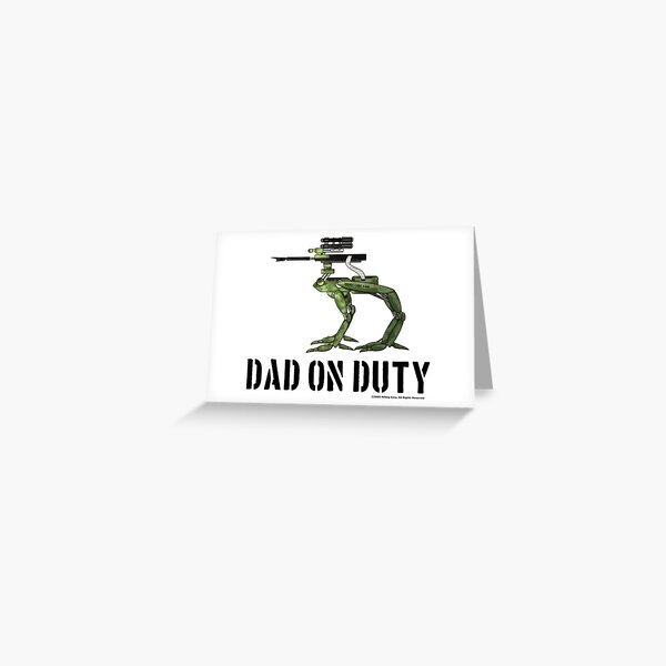 Item preview, Dad on Duty designed and sold by nilbogcorp.