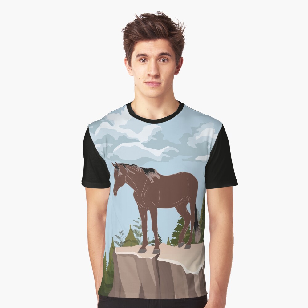 Aperçu de l'œuvre T-shirt graphique créée et vendue par WebEquitation.
