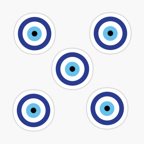 Item preview, Evil Eye Sticker Pack designed and sold by PixelPalmPrints.
