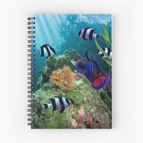 Item preview, Mandarin Goby Damselfish Saltwater Reef Aquarium Fish Tank Wall Art  designed and sold by Aquarium Eclipse.