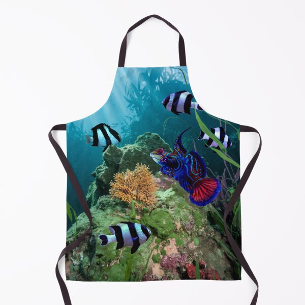 Item preview, Mandarin Goby Damselfish Saltwater Reef Aquarium Fish Tank Wall Art designed and sold by Aquarium Eclipse.