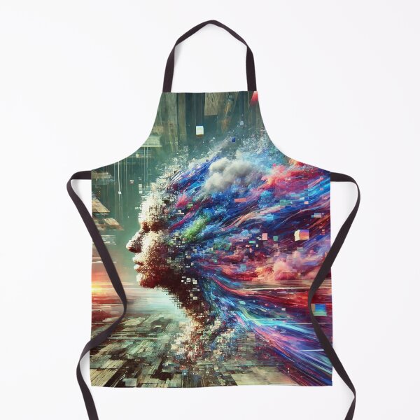 Item preview, Digital Awakening: The Glitch of Consciousness designed and sold by AbstractAnom.