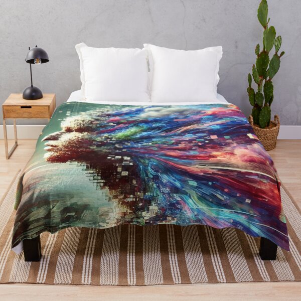 Item preview, Digital Awakening: The Glitch of Consciousness designed and sold by AbstractAnom.