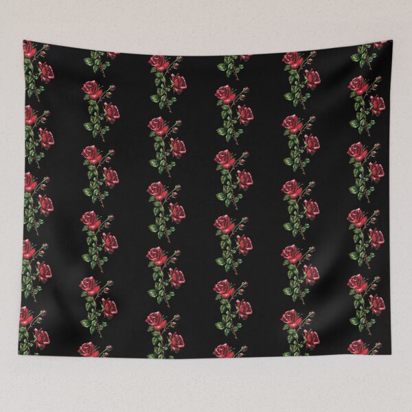 Item preview, Red Rose Embroidery designed and sold by AlchemyColor.