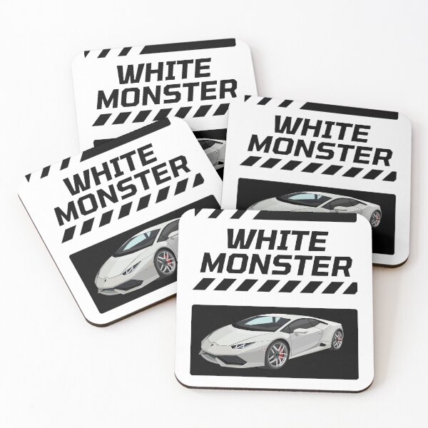 Item preview, white monster designed and sold by UniqueByMarko.