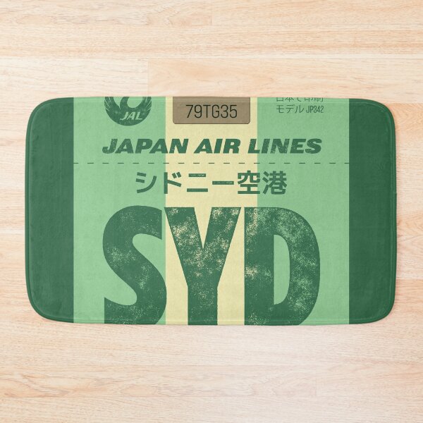 Item preview, Retro Sydney Japan airline tag designed and sold by LostTravelersLab.