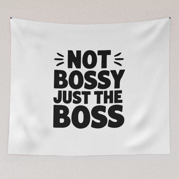 Item preview, NOT BOSSY, JUST THE BOSS designed and sold by SignumShop.