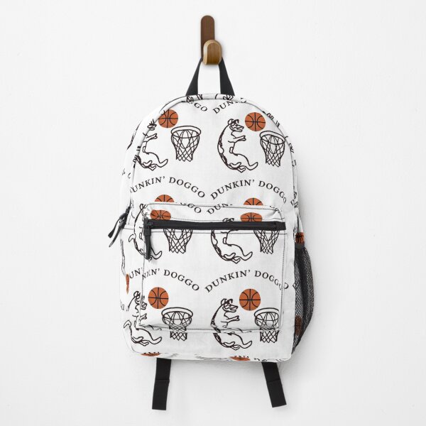 Item preview, Cartoon dog performing slam dunk basketball shot designed and sold by olenapetol.