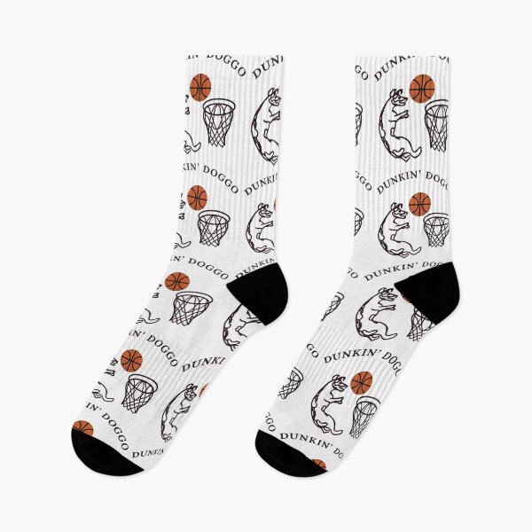 Item preview, Cartoon dog performing slam dunk basketball shot designed and sold by olenapetol.
