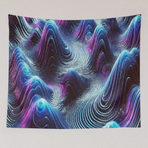 Item preview, Resonant Waves: A Symphony in Light designed and sold by AbstractAnom.