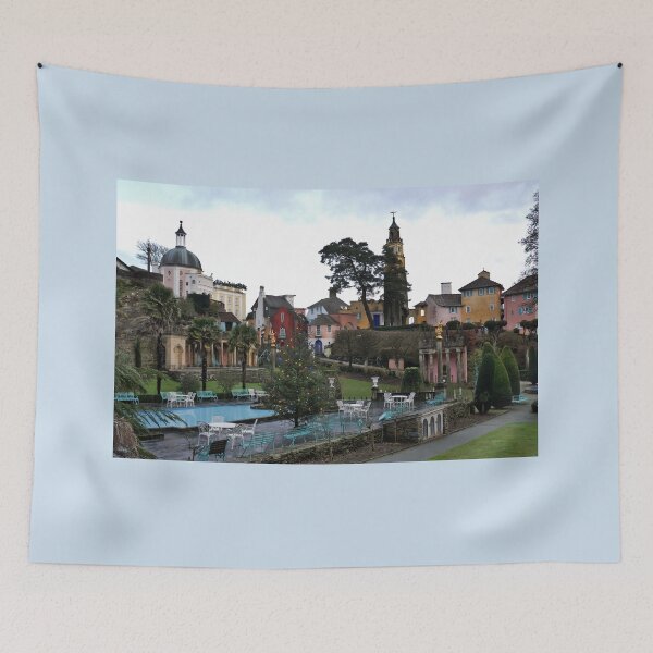 Item preview, Portmeirion village with Christmas tree designed and sold by paulboizot.