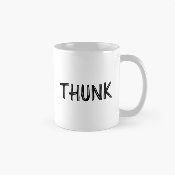 Item preview, THUNK Handwritten Brush Text – Simple & Stylish designed and sold by UniversalFlair.