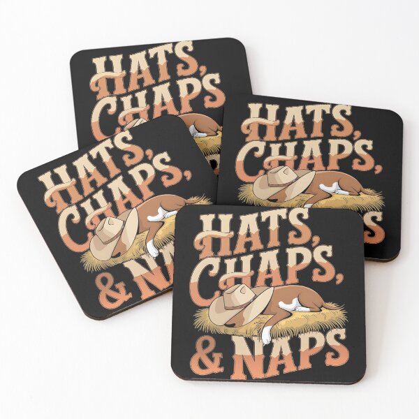 Item preview, Hats chaps and naps - Cowboy dog - Get the cowboy dog out - Think cowboy dog - Free cowboy dog - Run for the cowboy dog - Funky cowboy dog designed and sold by JansenGS.
