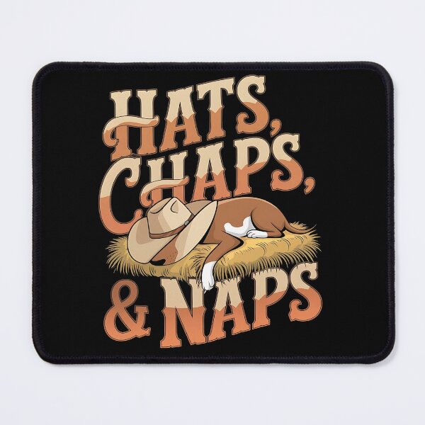 Item preview, Hats chaps and naps - Cowboy dog - Get the cowboy dog out - Think cowboy dog - Free cowboy dog - Run for the cowboy dog - Funky cowboy dog designed and sold by JansenGS.