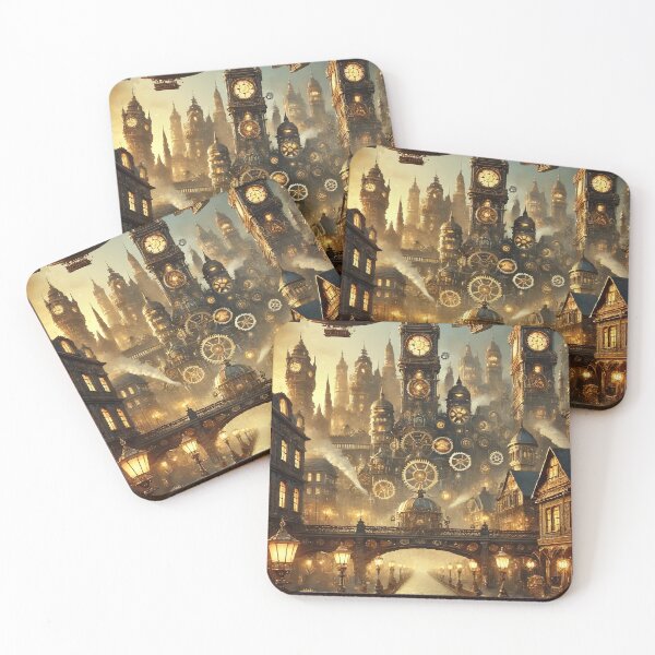 Item preview, Clockwork Metropolis: A Steampunk Dream designed and sold by AbstractAnom.