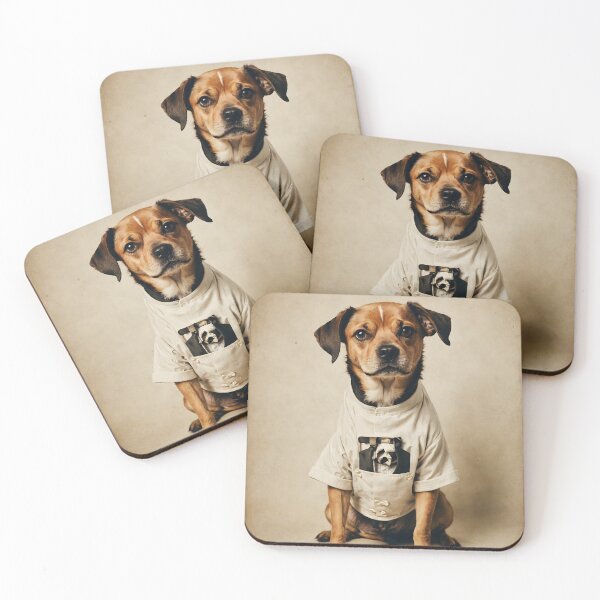 Item preview, Dapper Dog in Human Clothes - Funny Canine Fashion designed and sold by PrayMerch.