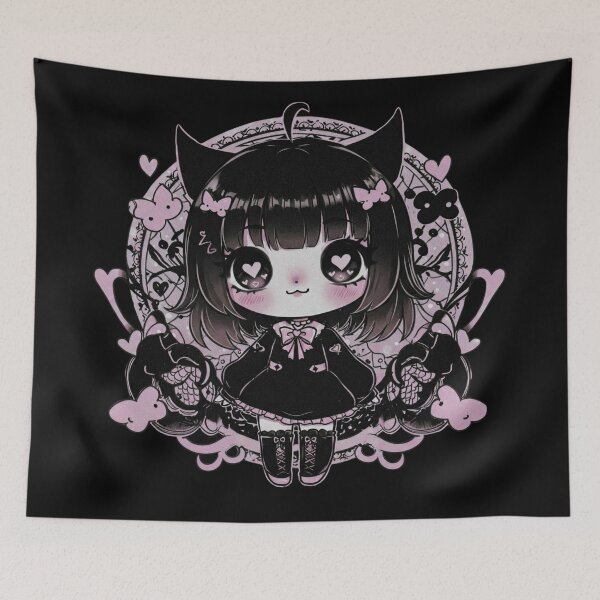 Item preview, Japanese Fantasy girl purple designed and sold by Sowianowa.