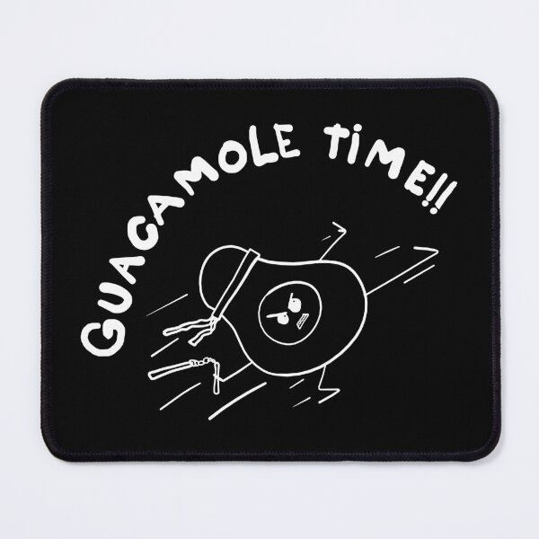 Item preview, Guacamole time, white line designed and sold by JoseloRochaArt.