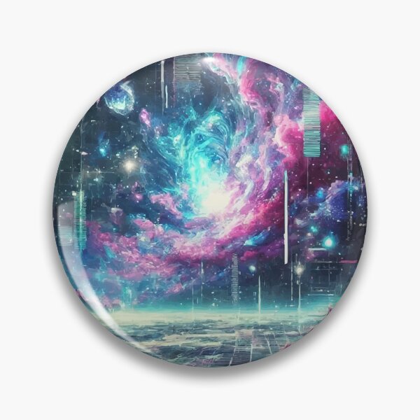 Artikelvorschau, Celestial Glitch: Der digitale Kosmos entworfen und verkauft von AbstractAnom.