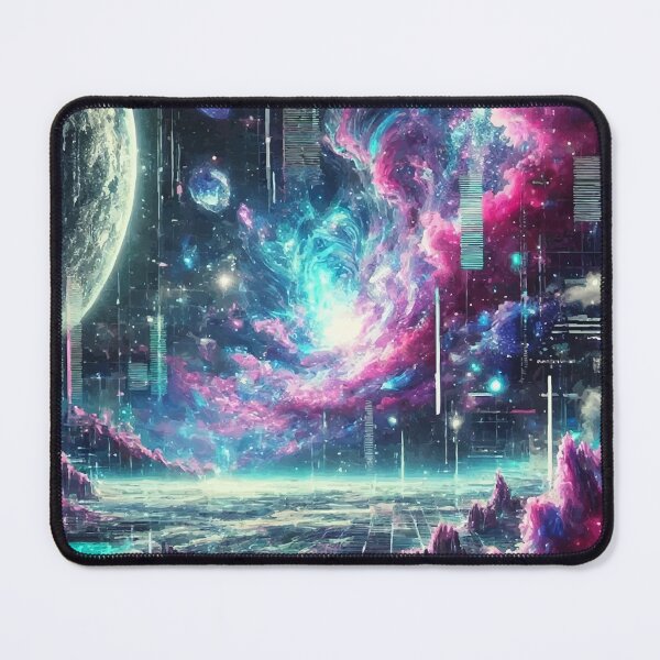Item preview, Celestial Glitch: The Digital Cosmos designed and sold by AbstractAnom.