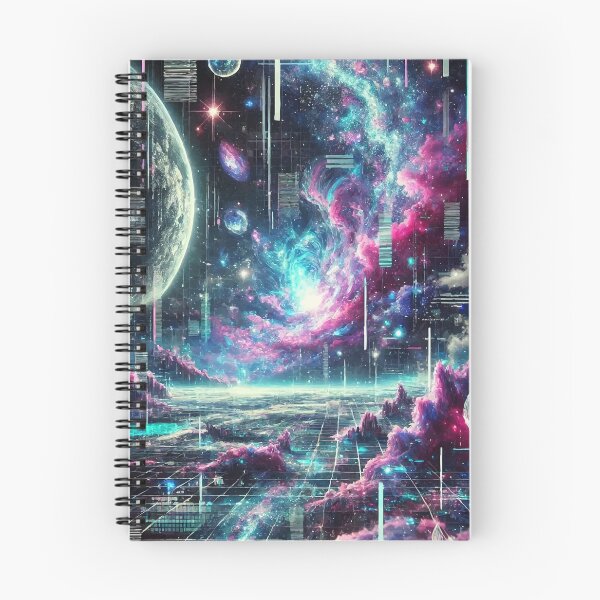Item preview, Celestial Glitch: The Digital Cosmos designed and sold by AbstractAnom.