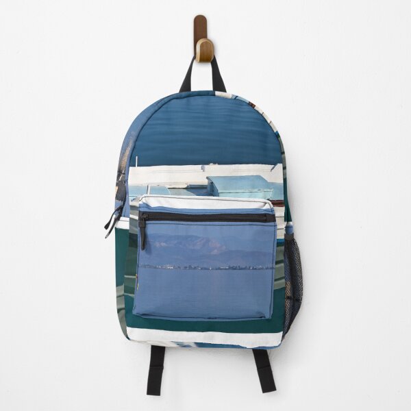 Item preview, Small boat and Bourtzi fortress in Nafplio, Peloponnese, Greece,summertime designed and sold by goceris.