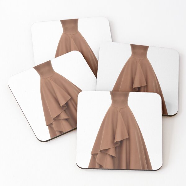 Item preview, Sleeveless Brown Floor Length Dress with Asymmetrical Draping designed and sold by Creative88Art.