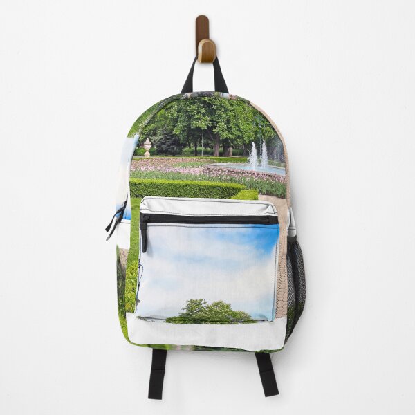 Item preview, Park with fountain in Eger, Hungary,spring season designed and sold by goceris.