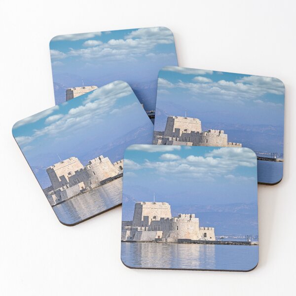 Item preview, Bourtzi water fortress in Nafplio, Peloponnese, Greece,summer season designed and sold by goceris.