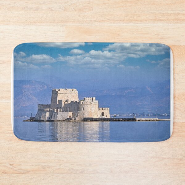 Item preview, Bourtzi water fortress in Nafplio, Peloponnese, Greece,summer season designed and sold by goceris.