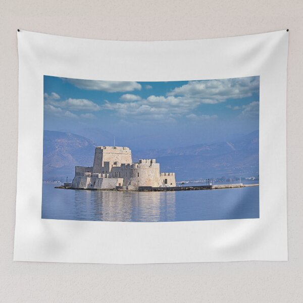 Item preview, Bourtzi water fortress in Nafplio, Peloponnese, Greece,summer season designed and sold by goceris.