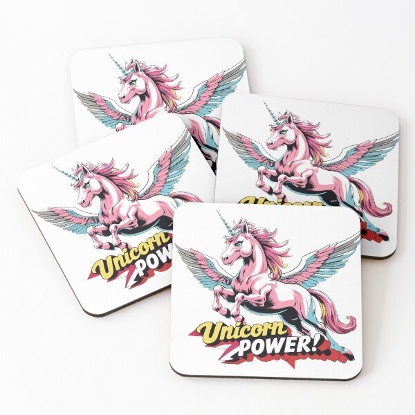 Item preview, Retro Comic Unicorn Power designed and sold by zoughlal.