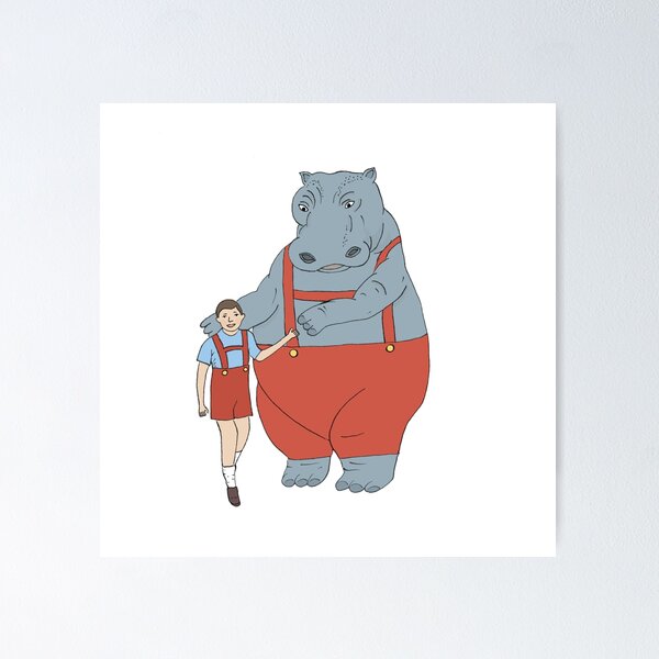 Item preview, Hippo and the boy designed and sold by Lihi127.